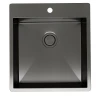 Кухонная мойка Reflexion Iseo 46 RX2246BL цвет Оружейная сталь