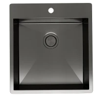 Кухонная мойка Reflexion Iseo 46 RX2246BL цвет Оружейная сталь