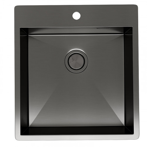 Кухонная мойка Reflexion Iseo 46 RX2246BL цвет Оружейная сталь