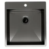 Кухонная мойка Reflexion Iseo 46 RX2246BL цвет Оружейная сталь