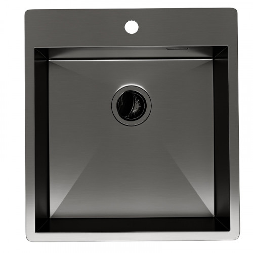 Кухонная мойка Reflexion Iseo 46 RX2246BL цвет Оружейная сталь