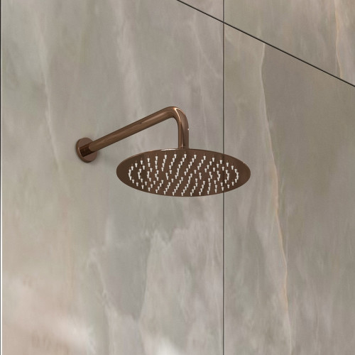 Верхний душ WasserKRAFT Asphe A331 Розовое золото нержавеющая сталь на потолок