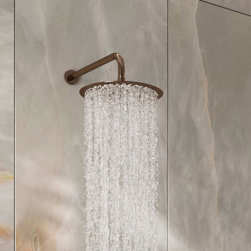 Верхний душ WasserKRAFT Asphe A331 Розовое золото нержавеющая сталь на потолок