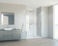 Душевая дверь Vincea Como Soft 110 VDS-1CS110CL профиль Хром стекло прозрачное