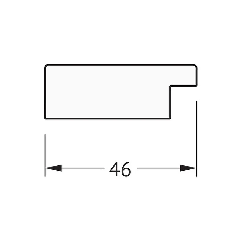 Зеркало Evoform Octagon 68х68 BY 3684 в багетной раме - Волна алюминий 46 мм