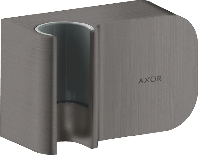 Держатель ручного душа Axor One 45723340 цвет Шлифованный черный хром