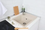 Кухонная мойка Alcora Амина 64 5608S-18 цвет Бежевый