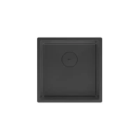 Кухонная мойка Lemark Olanga 440 9932124 цвет Черный матовый