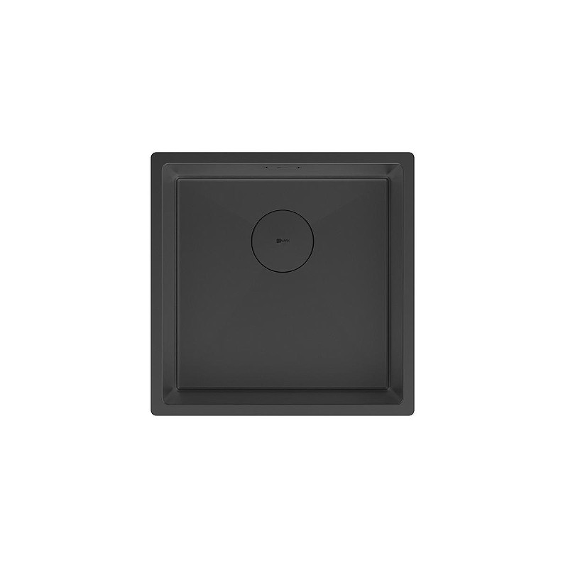 Кухонная мойка Lemark Olanga 440 9932124 цвет Черный матовый