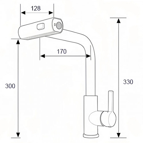 Смеситель для кухни Boch Mann Sophia W BM10431 Белый