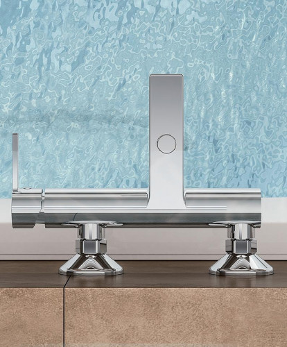 Смеситель для ванны Fiore Katana 77CR7550 цвет Хром