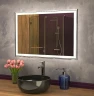 Зеркало Art&Max AM-Zoe-1000-800-DS-F с подсветкой с сенсорным выключателем стекло