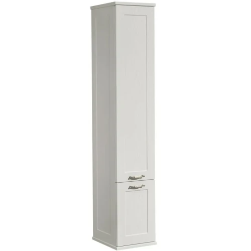 Шкаф пенал Aquaton Леон 31 1A186503LBPS0 подвесной Дуб белый МДФ / ЛДСП
