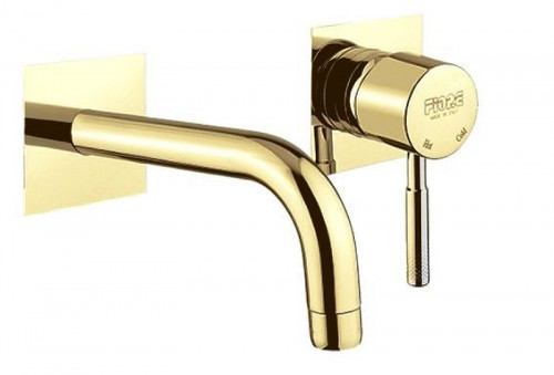 Смеситель для раковины Webert Rimini RI830605794 цвет Золото матовое