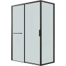 Душевой уголок Grossman Style 120х70 120.K33.05.1270.21.02 профиль Черный матовый стекло шиншилла
