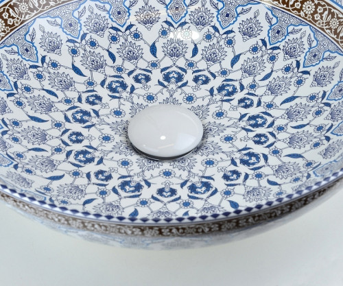 Донный клапан Bronze de Luxe 1001/1W click-clack Белый