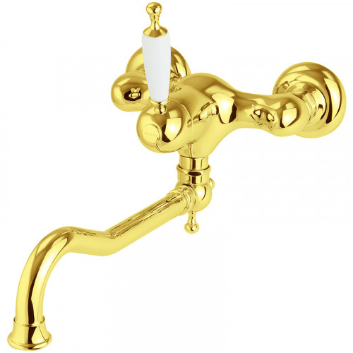 Смеситель для кухни Migliore Oxford 18275 Золото латунь на стену