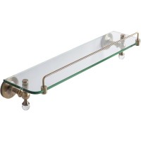 Стеклянная полка Art&amp;Max Antic Crystal AM-E-2682SJ-Br Бронза