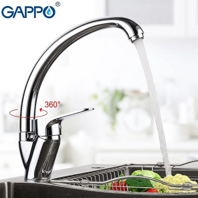 Смеситель для кухни Gappo G36 G4136 Хром латунь