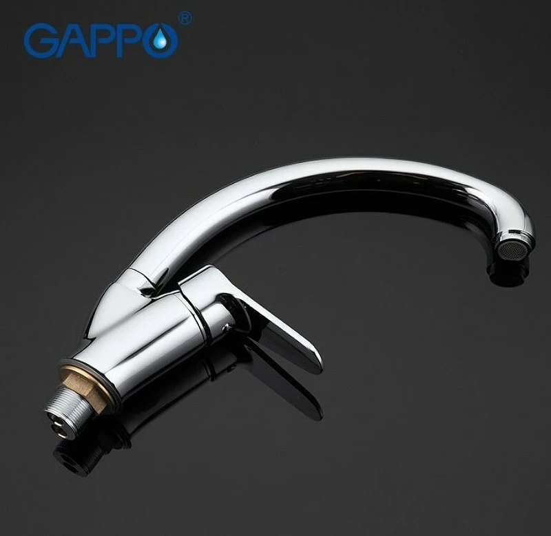 Смеситель для кухни Gappo G36 G4136 Хром латунь