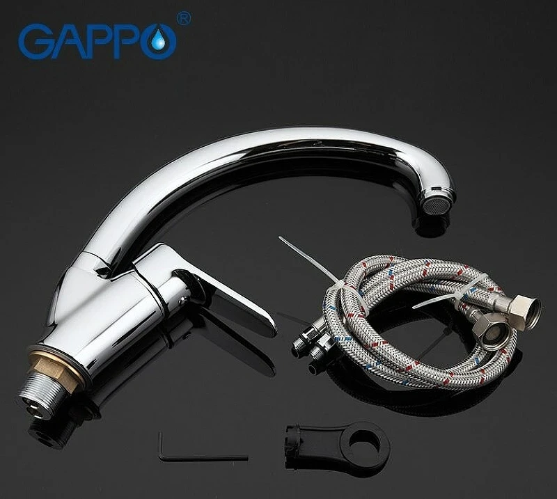 Смеситель для кухни Gappo G36 G4136 Хром латунь