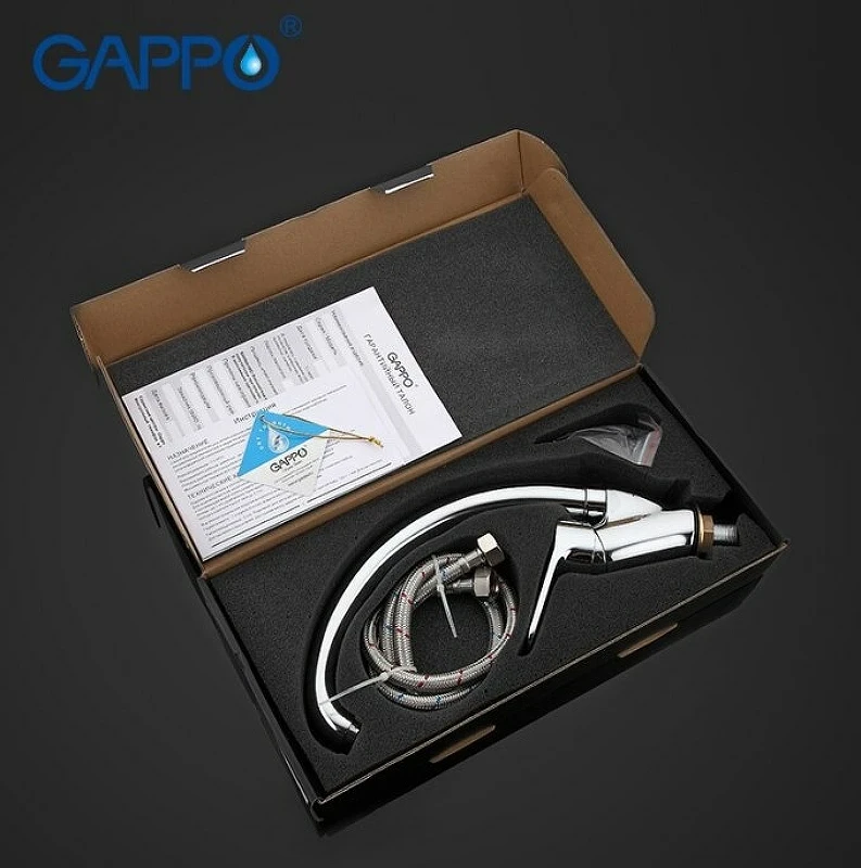 Смеситель для кухни Gappo G36 G4136 Хром латунь
