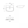 Раковина Lavinia Boho Bathroom Sink 55 33311082 цвет Черный матовый