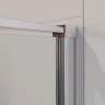 Душевой уголок Cezares Liner 100x100 LINER-A-2-100-C-Cr профиль Хром стекло прозрачное