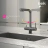 Смеситель для кухни Iddis Umbra UMBGMPFi05 Графит матовый