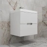 Тумба под раковину Style Line Матис 60 ЛС-00002444 подвесная цвет Белый матовый