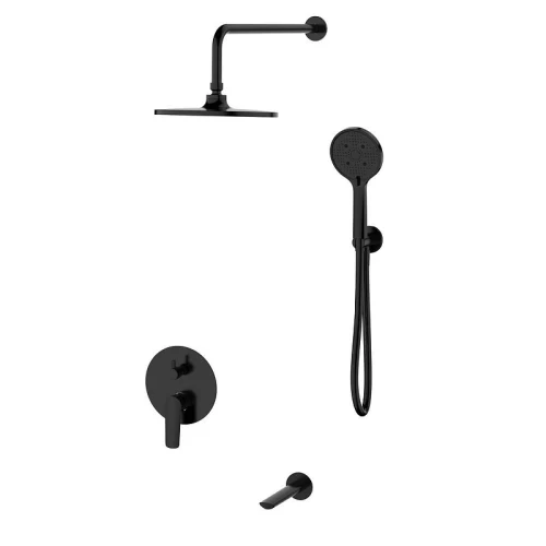 Душевая система ESKO Lagos Black SET7in1LGB цвет Черный матовый