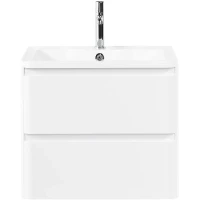 Тумба под раковину BelBagno 70 ALBANO-700-2C-SO-BL подвесная Bianco Lucido МДФ / ЛДСП