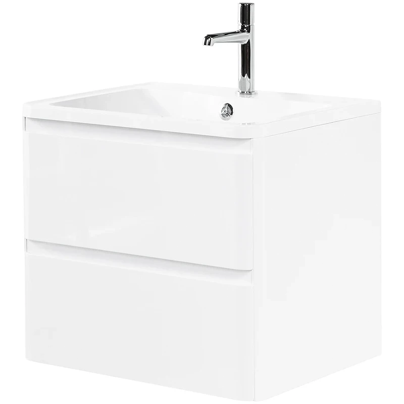Тумба под раковину BelBagno 70 ALBANO-700-2C-SO-BL подвесная Bianco Lucido МДФ / ЛДСП