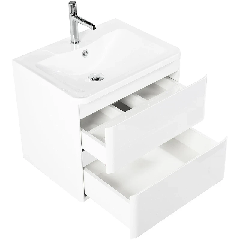 Тумба под раковину BelBagno 70 ALBANO-700-2C-SO-BL подвесная Bianco Lucido МДФ / ЛДСП