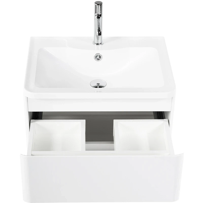 Тумба под раковину BelBagno 70 ALBANO-700-2C-SO-BL подвесная Bianco Lucido МДФ / ЛДСП