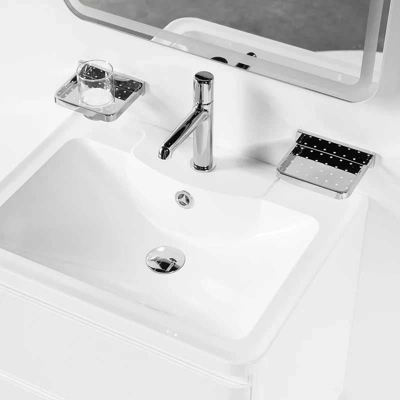 Тумба под раковину BelBagno 70 ALBANO-700-2C-SO-BL подвесная Bianco Lucido МДФ / ЛДСП