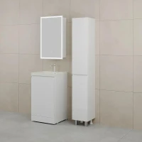 Тумба под раковину Style Line Батлер 50 СС-00002488 цвет Белый глянец