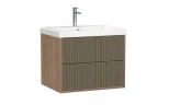 Тумба под раковину Cersanit Classic Ribble 60 69279 подвесная цвет Коричневый