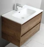 Тумба под раковину BelBagno Kraft 80 KRAFT-800-2C-SO-RT подвесная Rovere Tabacco МДФ / ЛДСП
