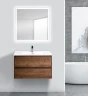 Тумба под раковину BelBagno Kraft 80 KRAFT-800-2C-SO-RT подвесная Rovere Tabacco МДФ / ЛДСП