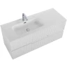 Тумба под раковину Cezares Duet-N 120 L DUET-N-1200-2C-SO-BL-L подвесная Bianco Lucido МДФ / ЛДСП