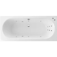 Акриловая ванна Excellent Oceana Slim 180x80 WAEX.OCE18S.LINE.CR с гидромассажем