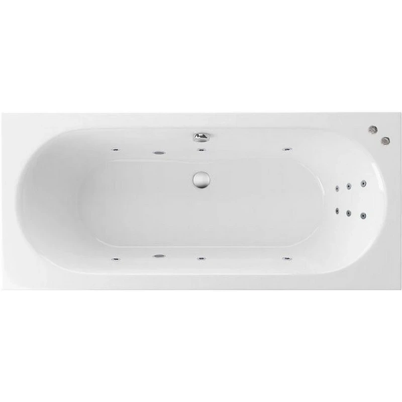 Акриловая ванна Excellent Oceana Slim 180x80 WAEX.OCE18S.LINE.CR с гидромассажем