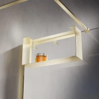 Металлическая полка Veconi Loft LF-G-C9 цвет Золото брашированное