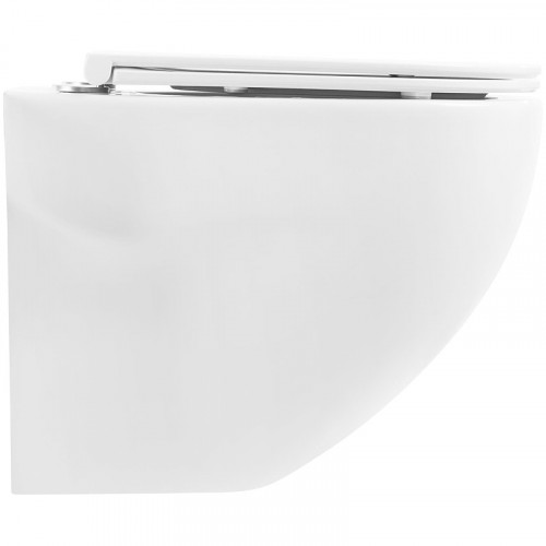 Комплект унитаза с инсталляцией BelBagno Onda BB066CHR/BB870SC/BB004-40 EXPERT/BB014-SR-BIANCO с сиденьем Микролифт и Белой клавишей смыва фаянс подвесной