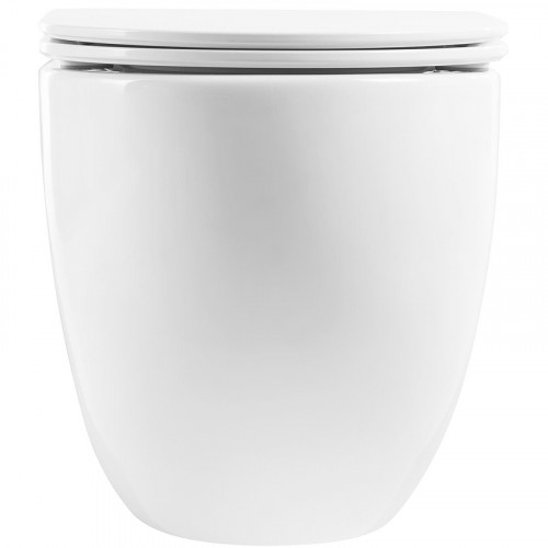 Комплект унитаза с инсталляцией BelBagno Onda BB066CHR/BB870SC/BB004-40 EXPERT/BB014-SR-BIANCO с сиденьем Микролифт и Белой клавишей смыва фаянс подвесной