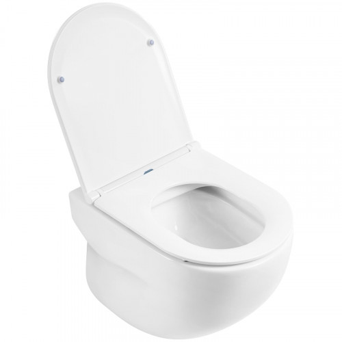 Комплект унитаза с инсталляцией BelBagno Onda BB066CHR/BB870SC/BB004-40 EXPERT/BB014-SR-BIANCO с сиденьем Микролифт и Белой клавишей смыва фаянс подвесной