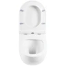 Комплект унитаза с инсталляцией BelBagno Onda BB066CHR/BB870SC/BB004-40 EXPERT/BB014-SR-BIANCO с сиденьем Микролифт и Белой клавишей смыва фаянс подвесной