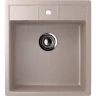 Кухонная мойка Ulgran Classic U-406-302 Песочная искусственный камень (литьевой мрамор) встраиваемый