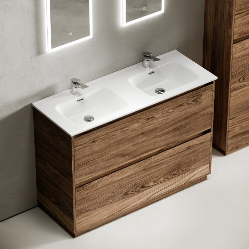 Тумба под раковину Sancos Libra Floor 120 LB120F-2ECH Дуб чарльстон МДФ / ЛДСП